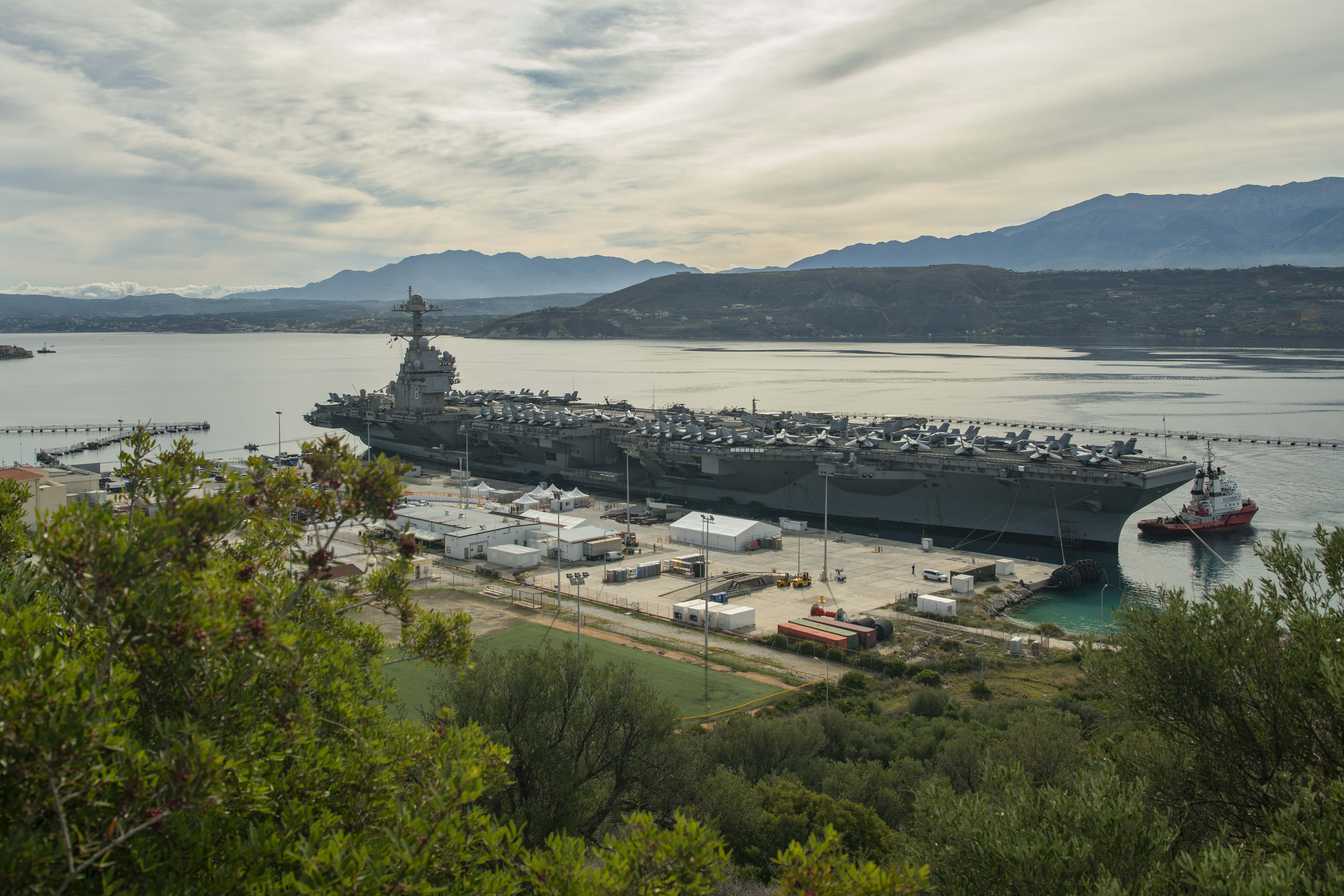 The World’s Largest Aircraft Carrier Arrives in Souda Bay > U.S. Naval