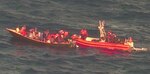 Coast Guard Cutter Donald Horsley interdicts a migrant voyage with 50 migrants Nov. 23, 2023, approximately six nautical miles northwest of Aguadilla, Puerto Rico. The migrant group was returned to the Dominican Republic Nov. 30, 2023, along with 35 migrants who were interdicted in a separate interdiction. (U.S. Coast Guard Photo)