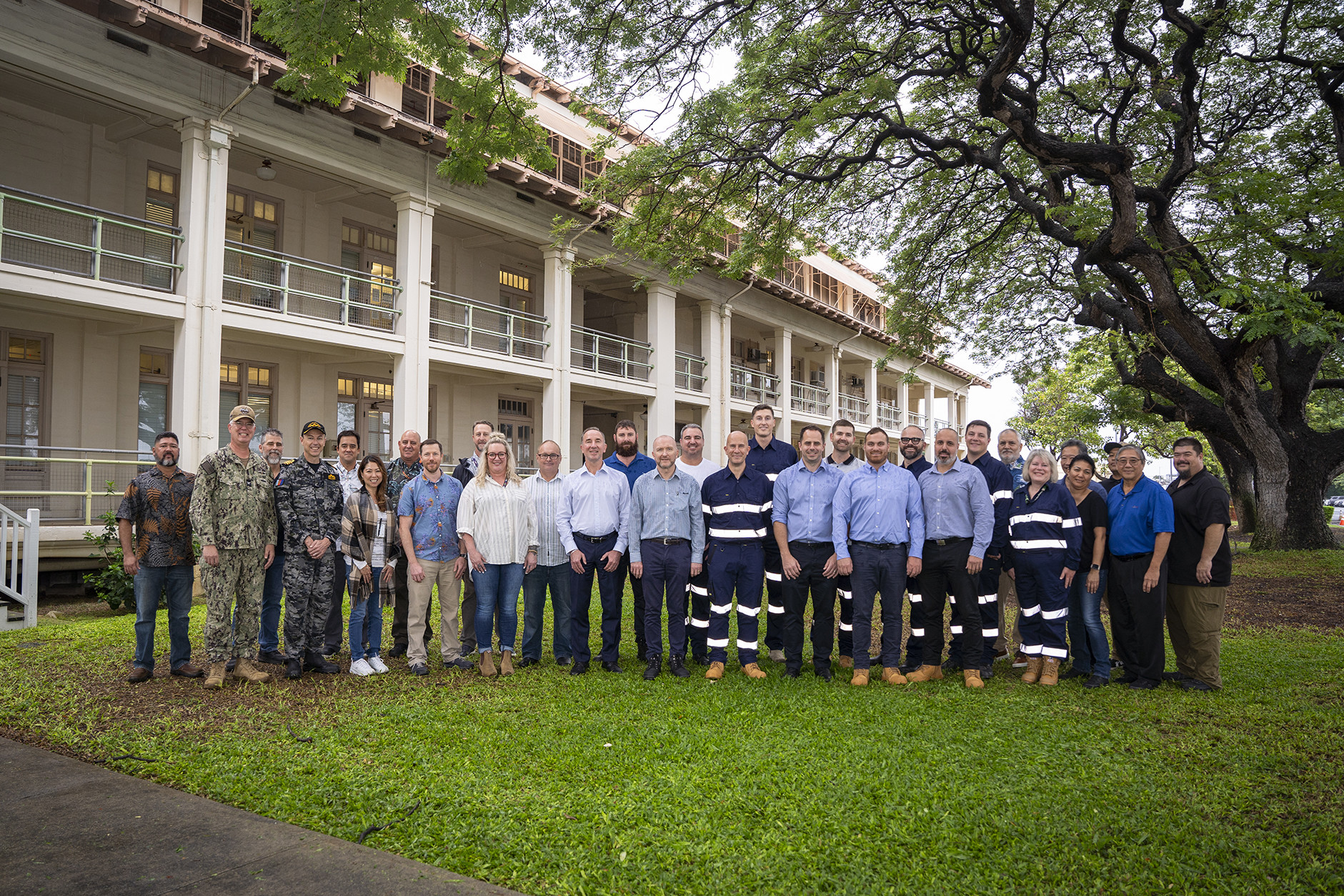 Australians Report to Pearl Harbor Naval Shipyard and Intermediate