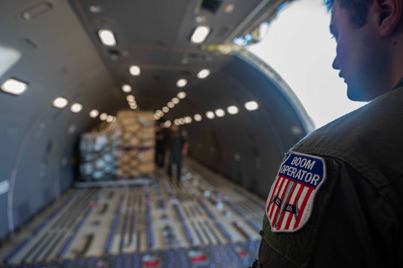 The cargo was part of a Denton Program delivery that delivered approximately 31,000 pounds of donated commodities including agricultural equipment, educational supplies, food and medical supplies.