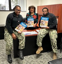 The Exceptional Family Member Program (EFMP) team, Galya Taborn, EFMP coordinator and HM1 Anthony Ingraham and HM3 Christina Baskin, EFMP assistant coordinators, are here to assist service members along their EFMP journeys.
