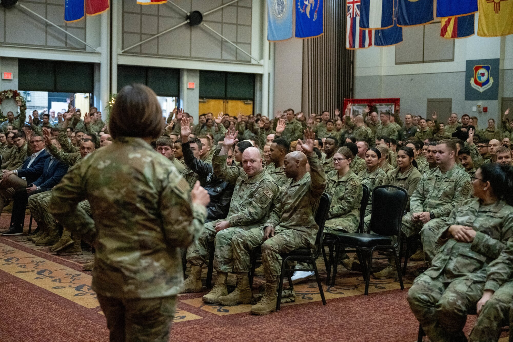 McConnell AFB Airmen show base initiatives to CMSAF > Air Force > Article Display