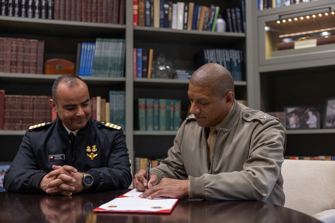 U.S. and Chilean Marine Corps sign Security, Cooperation, and Engagement Plan