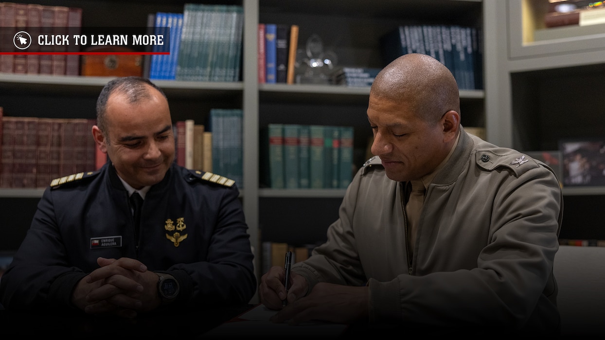 U.S. and Chilean Marine Corps sign Security, Cooperation, and Engagement Plan