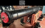 A picture of a cannon that will become a major display at the National Coast Guard Museum Website.