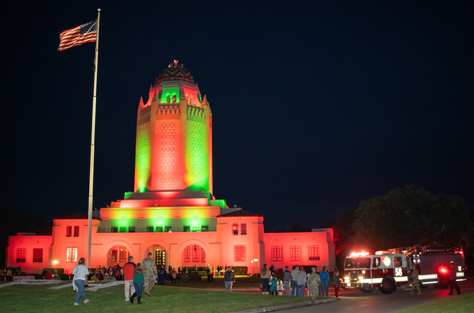 Holiday Tree Lighting ceremony at Joint Base San Antonio-Randolph