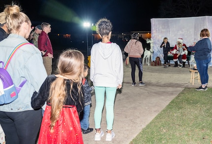 he Holiday Tree Lighting Ceremony. Dec 1, 2023, at Joint Base San Antonio-Fort Sam Houston, Texas.