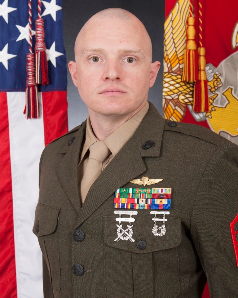 Gunnery Sergeant William M. Moore, Logistics Operations School First Sergeant, Marine Corps Combat Service Support Schools, Camp Johnson, NC