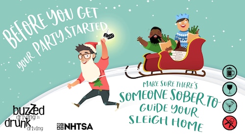 holiday safety graphic