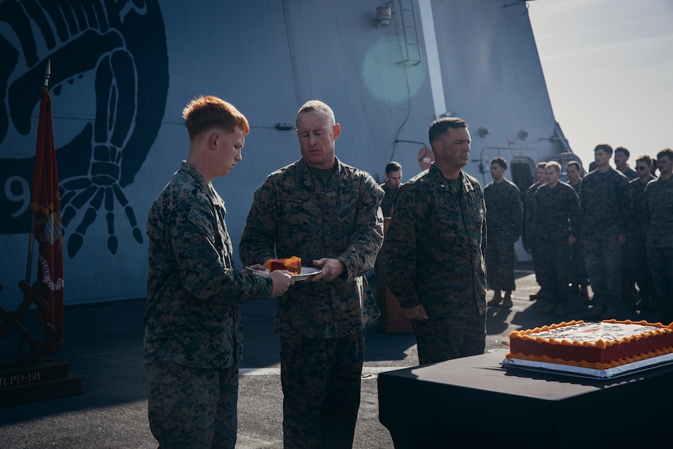 ‘Happy Birthday Marines And Semper Fidelis,’ Youngest Marine Helps ...