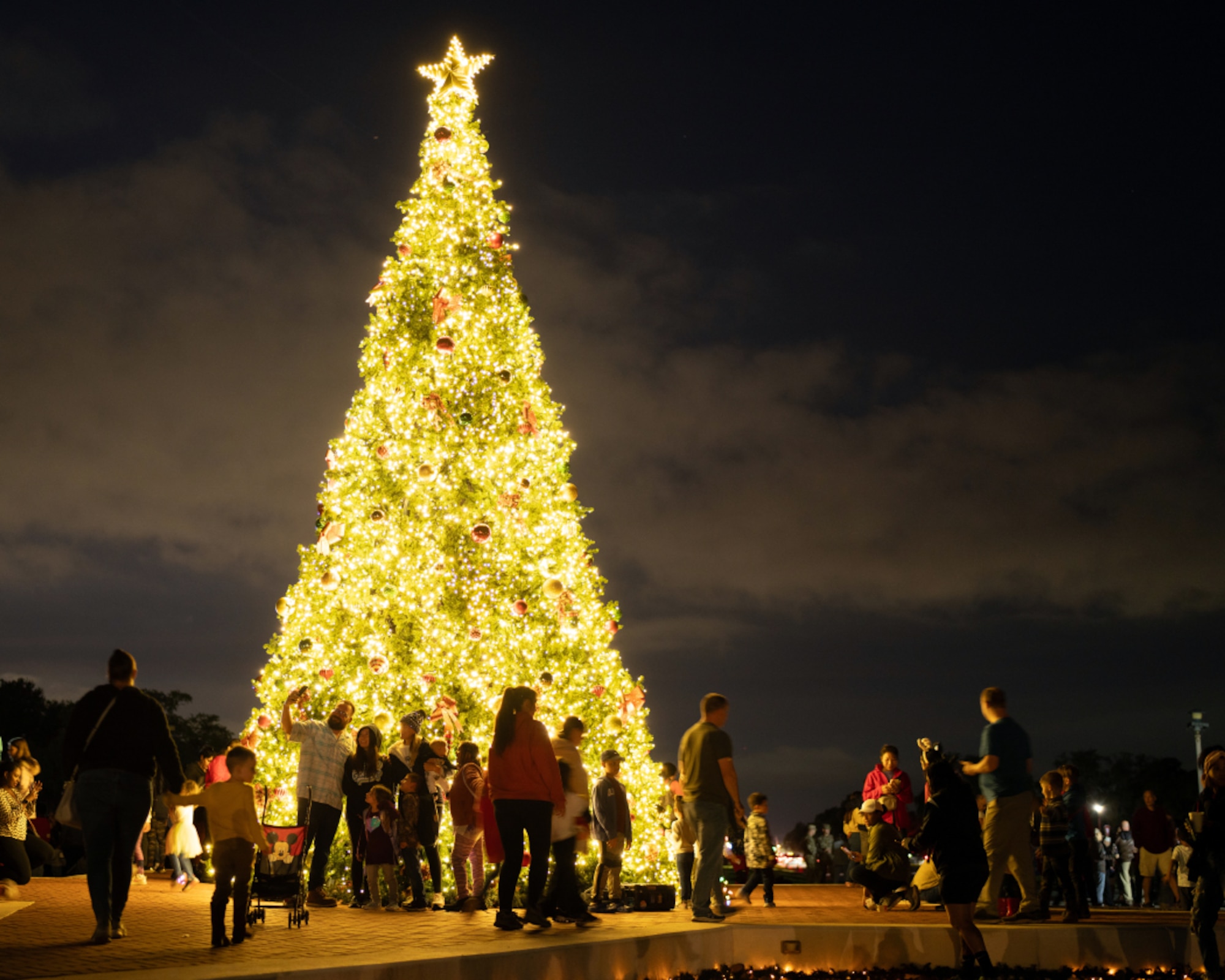 PHOTOS JBSA glows with holiday tree lightings > Air Education and Training Command > Article