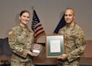 Capt. Sarah Drerup receives the Supreme Allied Commander Europe's Recognition Award