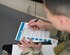 U.S. Air Force Tech. Sgt. Kirk Luzano, 633d Operational Medical Readiness Squadron nutritional medicine flight chief, reviews a diet plan at Joint Base Langley-Eustis, Virginia, Nov. 28, 2023. Luzano recommends avoiding high cholesterol foods in order to prevent plaque buildup in the artery walls. (U.S. Air Force photo by Airman 1st Class Adisen Smith)