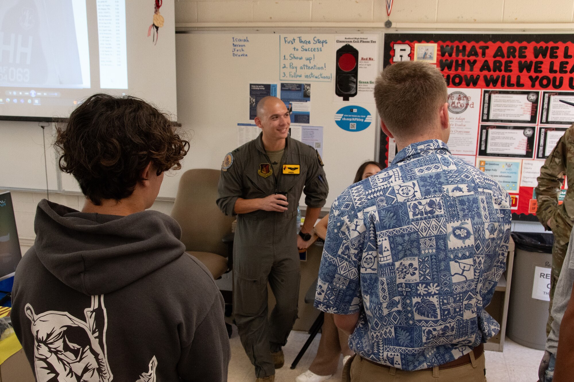 Community Engagement at Radford Highschool Career Day