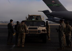 The joint training assessed the units’ abilities and knowledge in mission essential tasks and static cold loading for personnel and equipment.