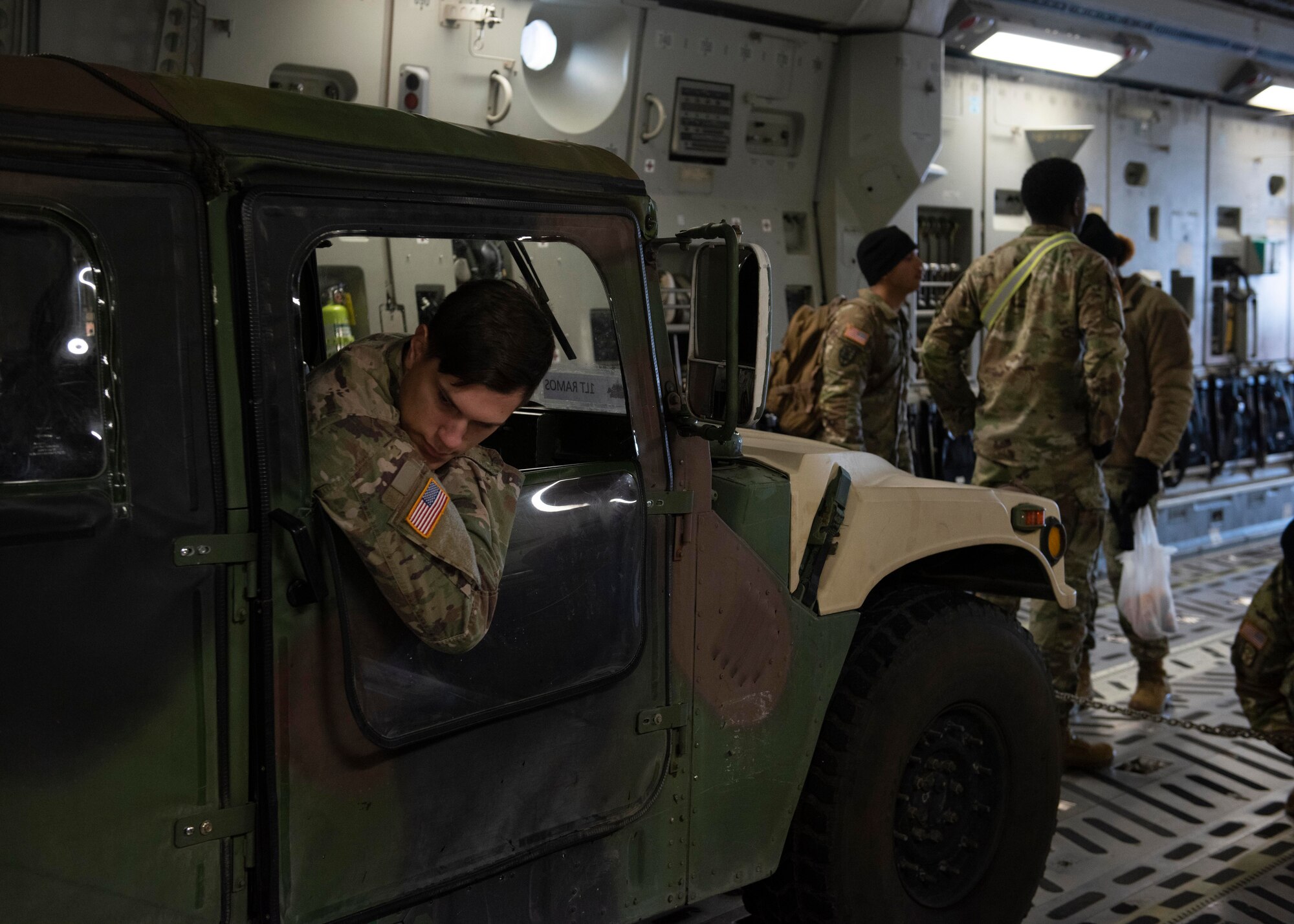The joint training assessed the units’ abilities and knowledge in mission essential tasks and static cold loading for personnel and equipment.