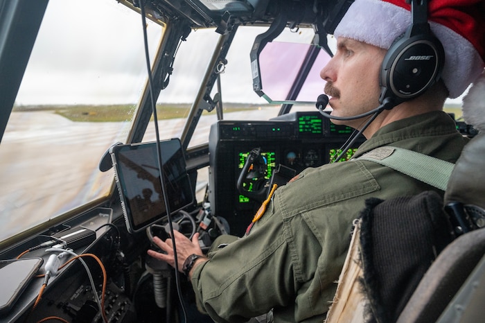 Photo of a U.S. Air Force pilot taking off
