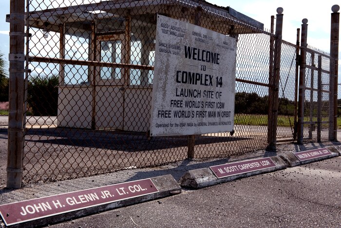 Launch Complex 14 at Cape Canaveral Air Force Station, Fla. LC-14 is the launch site of the the free world’s first intercontinental ballistic missile and the free world’s first man in orbit. (U.S. Air Force photo by Airman 1st Class Zoe Thacker)