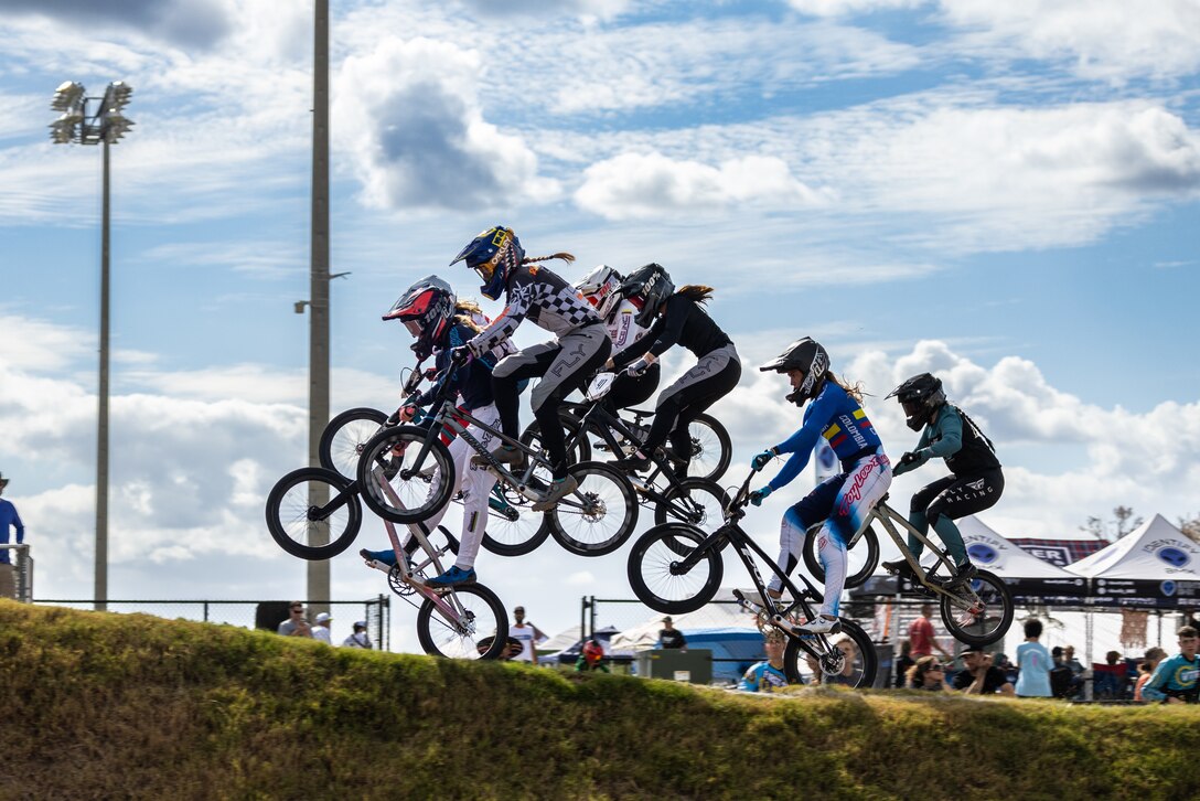 Female BMX racers