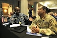 San Antonio, Texas – Commander Mark Peterson, Barbados Defense Force lead planner dialogues with Lt. Col. Cathy Alston, Army South Lead Gender Focal Point, about integrating Women Peace and Security into TRADEWINDS 2024.  The TRADEWINDS 2024 Scenario Development Conference (SDC) being held here, Dec. 5-7.



The three-day planning conference included military planners from the United States, Barbados, and Canada, and interagency partners from the Caribbean Community (CARICOM), Implementation Agency for Crime and Security (IMPACS), and Regional Security System (RSS) Department of Defense.
