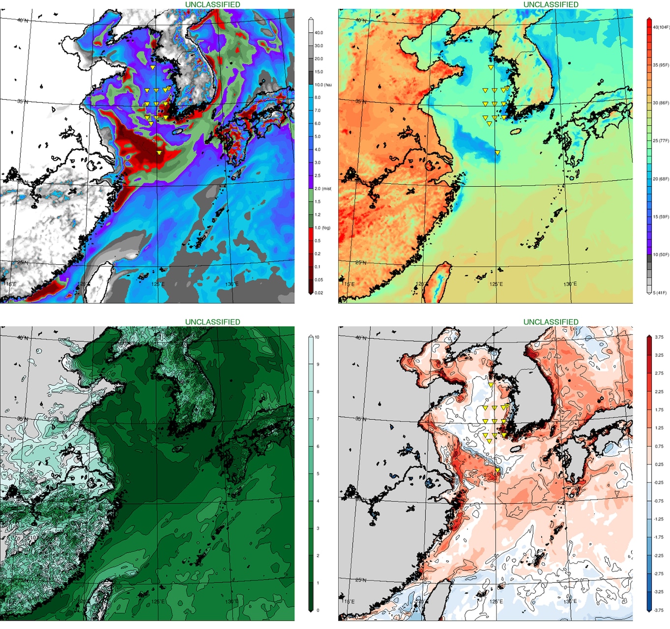 NRL Sea Surface Forecast (Yellow Sea)