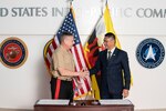 Lt. Gen. Stephen D. Sklenka, deputy commander, U.S. Indo-Pacific Command, hosted Dato Alirupendi, permanent secretary ministry of defense, State of Brunei Darussalam, at USINDOPACOM headquarters on Dec. 7, 2023, for the 16th joint defence working committee and the signing of the Section 505 Agreement. The bilateral engagement further builds upon the cooperation and interoperability between the two countries, codifies the exchange of diplomatic notes and assets, and demonstrates USINDOPACOM’s commitment to its Allies and partners to help ensure a free, open, and prosperous Indo-Pacific. (U.S. Army photo by Sgt. Austin Riel)