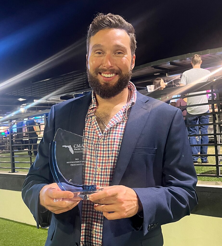 Nate Earnshaw - Florida CMAA Distinguished Young Engineer of the Year 2023