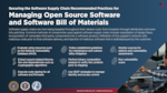 ESF: Securing the Software Supply Chain: Recommended Practices for Managing Open Source Software and Software Bill of Materials Graphic