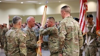 Col. William Christensen assumed command of the 166th RSG
