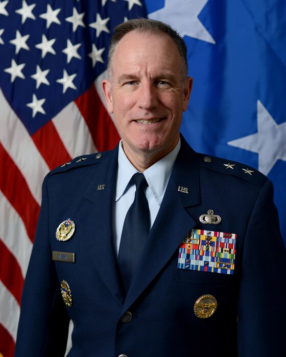 Portrait of U.S. Air Force Major General Patrick Ryder.
