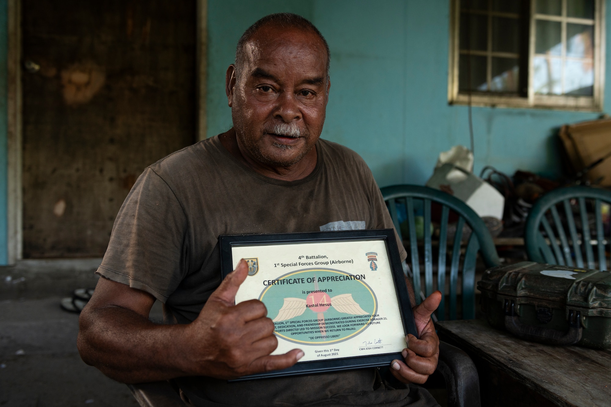 Photo of a resident from Angaur, Republic of Palau