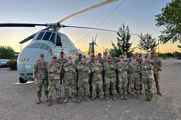 Airmen standing
