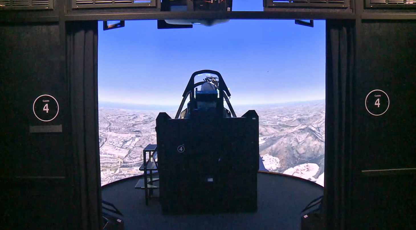 The Joint Simulation Environment puts pilots in F-35 Lightning II cockpit "pods" and through scenarios in a simulation setting wherein they encounter enemies that can hunt them, find them and "kill" them. Due to the flexibility of the JSE, pilots can be pitted against increasingly dangerous hostiles that they would encounter in the real world.