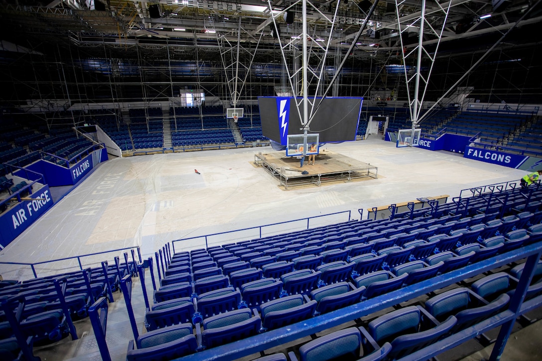 The Omaha District is currently partnering with the U.S. Air Force to renovate the Cadet Field House athletic facility at the U.S. Air Force Academy in Colorado Springs, Colorado. This facility has been a cornerstone of athletic and academic life since its construction in the mid-1960s and has not undergone a major renovation since it was built.