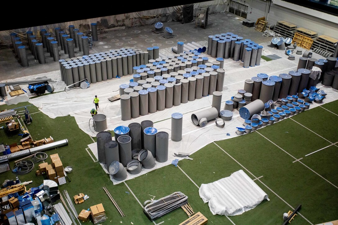 The Omaha District is currently partnering with the U.S. Air Force to renovate the Cadet Field House athletic facility at the U.S. Air Force Academy in Colorado Springs, Colorado. This facility has been a cornerstone of athletic and academic life since its construction in the mid-1960s and has not undergone a major renovation since it was built.