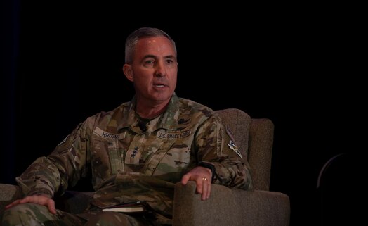  U.S. Space Force Lt. Gen. Stephen Whiting, Command, Space Operations Command moderated an overview panel at the inaugural Space Force Association Spacepower Conference, Dec. 12, in Orlando, Fla. The panel of Space Delta commanders, moderated by Lt. Gen. Stephen Whiting, Commander, Space Operations Command, provided a detailed look at the organizational structure and strategies of the United States Space Force’s operational and warfighting arm