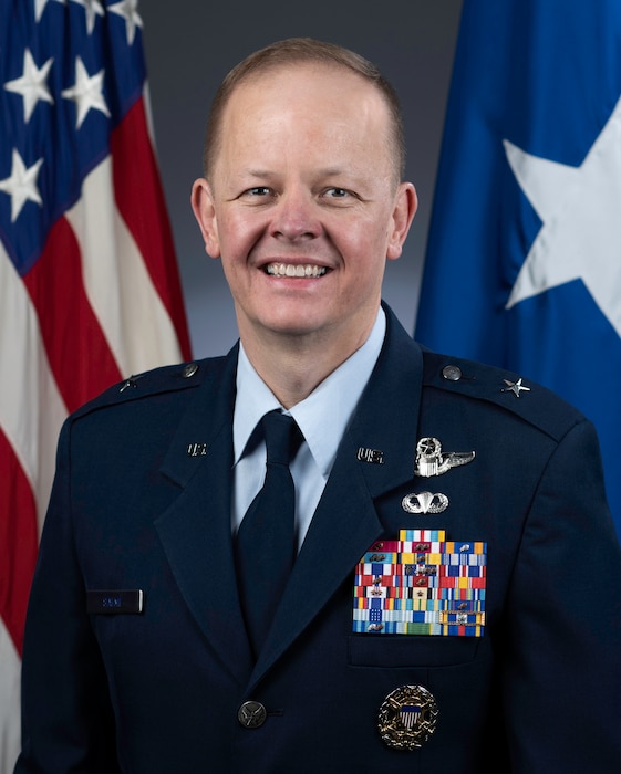 Official photo of Brig. Gen. Derek M. Salmi