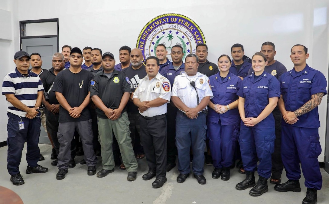U.S. Coast Guard Forces Micronesia/Sector Guam personnel completed a pivotal Search and Rescue (SAR) Exercise with partners from the FSM Maritime Wing, Fire and Rescue services, and Pohnpei Department of Public Safety from Dec. 4 to 7, 2023, in Pohnpei, Federated States of Micronesia (FSM).

This exercise marks a continuation of efforts to bolster SAR capabilities in the region, highlighting the enduring partnership between the U.S. Coast Guard and its Pacific Island partners under the Compact of Free Association (COFA).