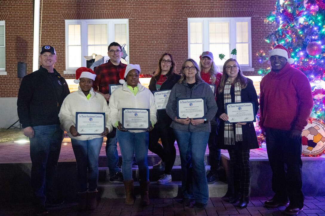 volunteers are recognized by CG and CSM