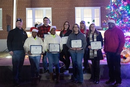 volunteers are recognized by CG and CSM