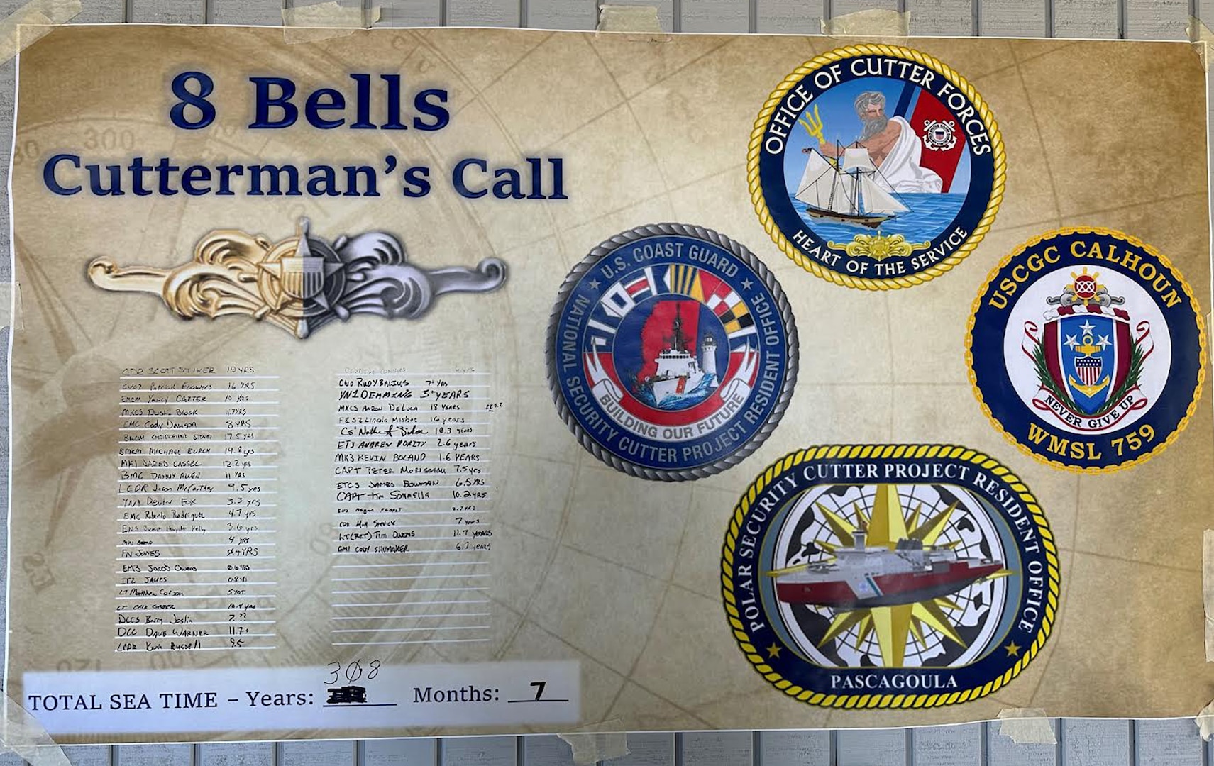 Eight bells and all is well! > United States Coast Guard > My Coast Guard  News