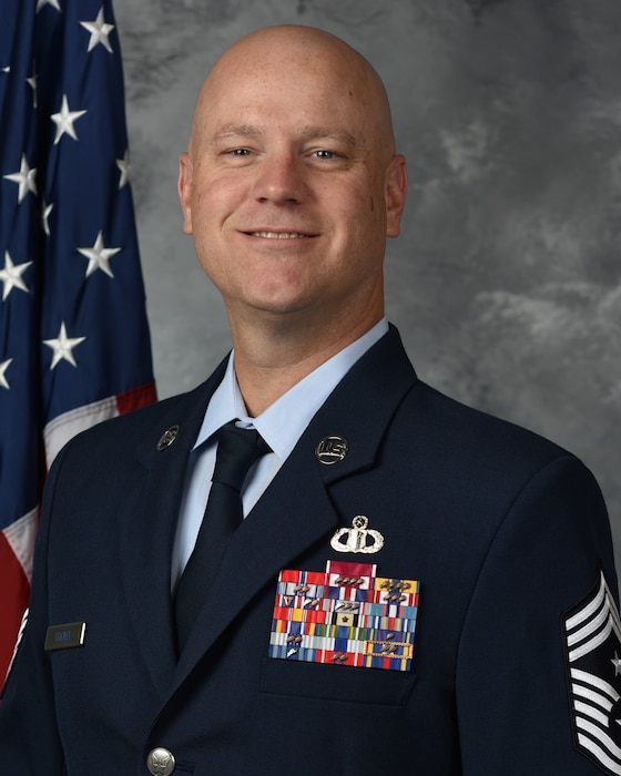 Chief Master Sergeant Jason K. Trickey is the Command Chief, 57th Wing, Nellis Air Force Base, Nevada.