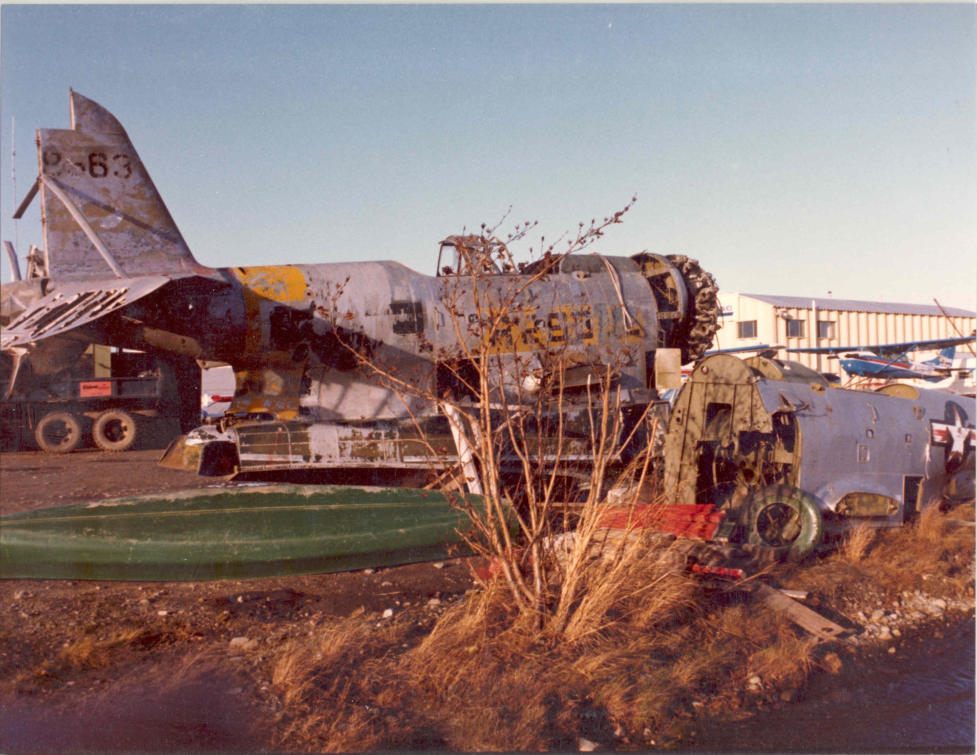 Historic photo of a Grumman Duck amphibian aircraft.