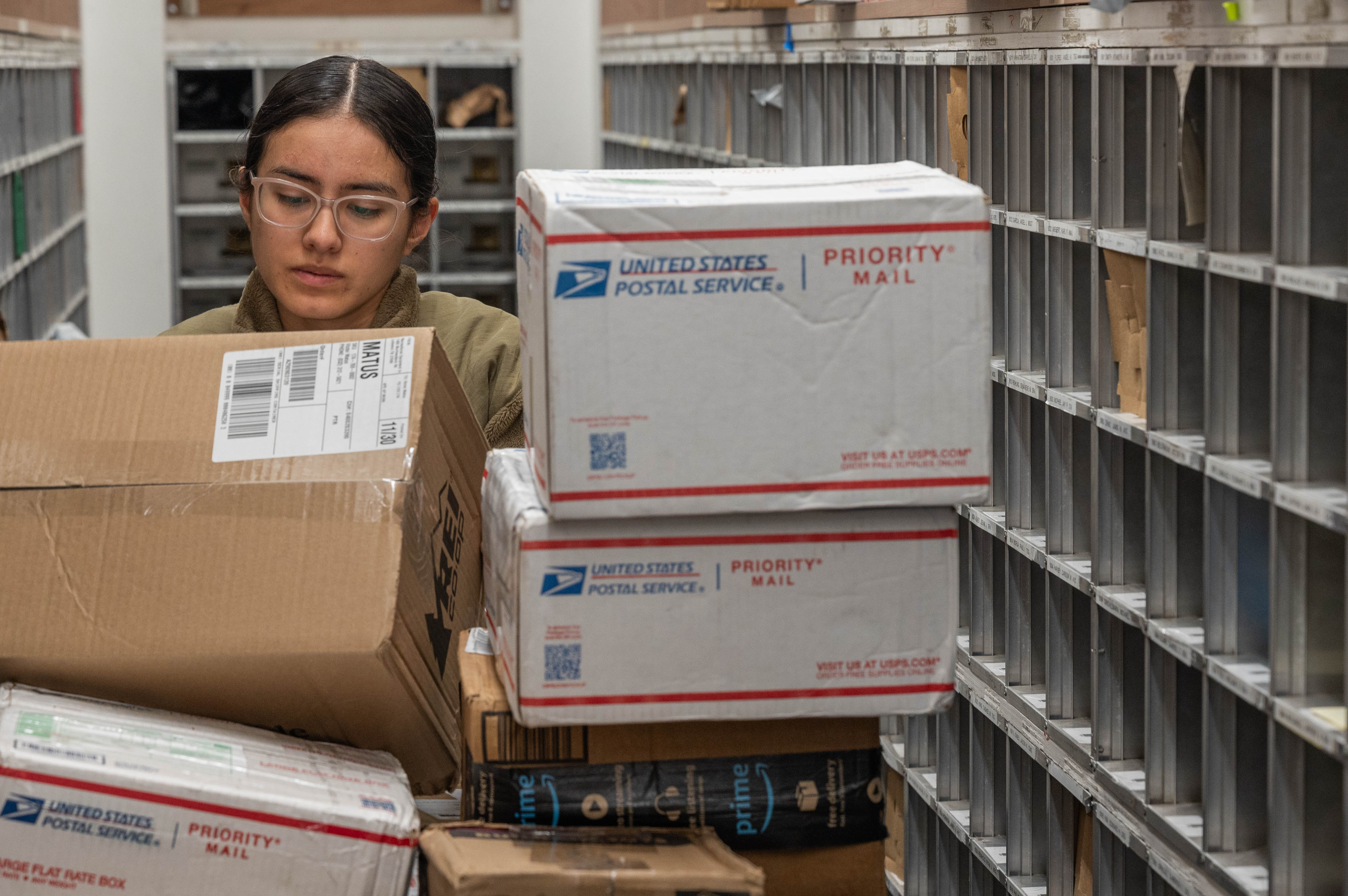 Osan Post Office Unboxing the holiday season Osan Air Base