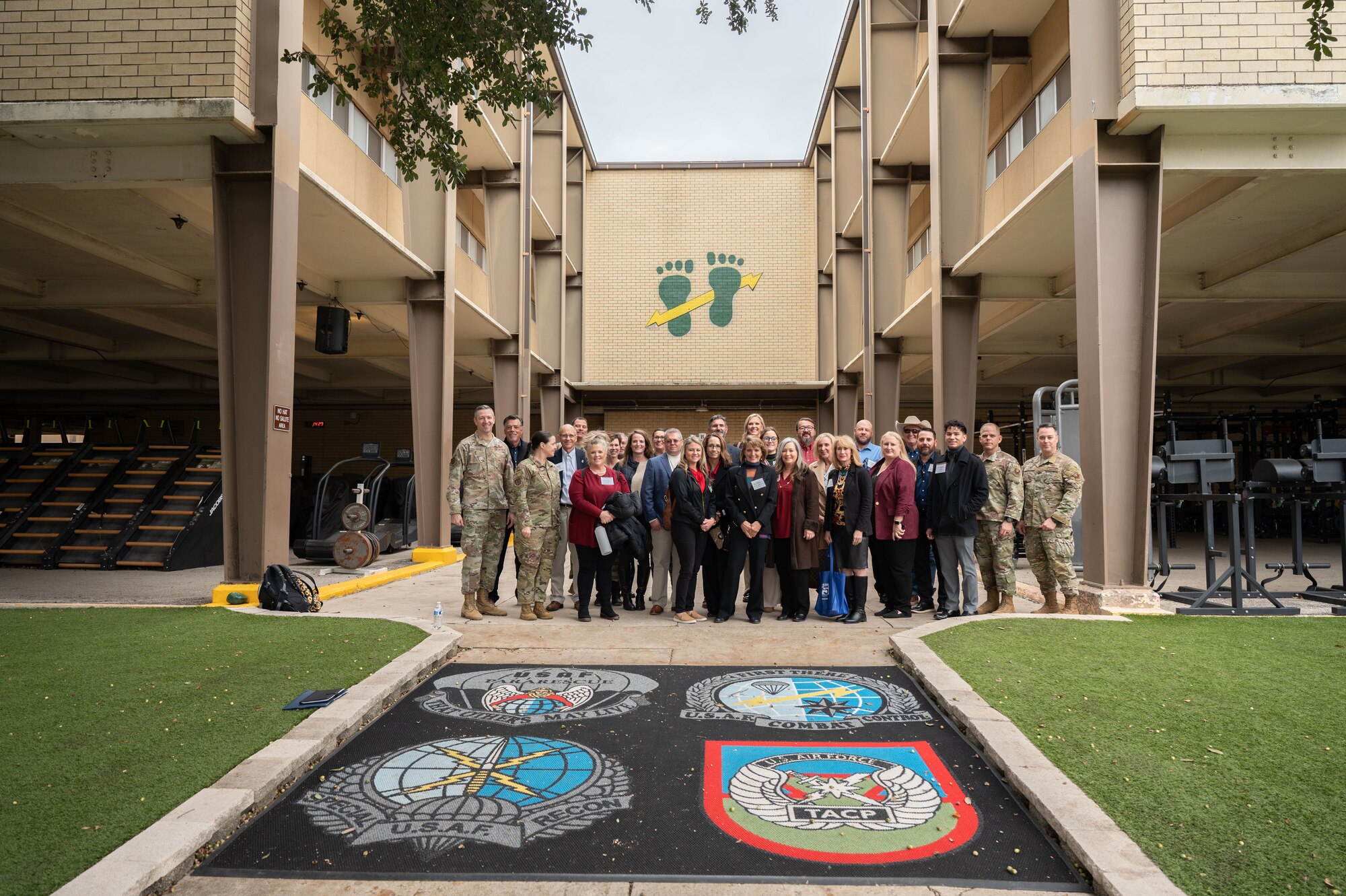 Civic leaders toured the Special Warfare Training Wing facilities