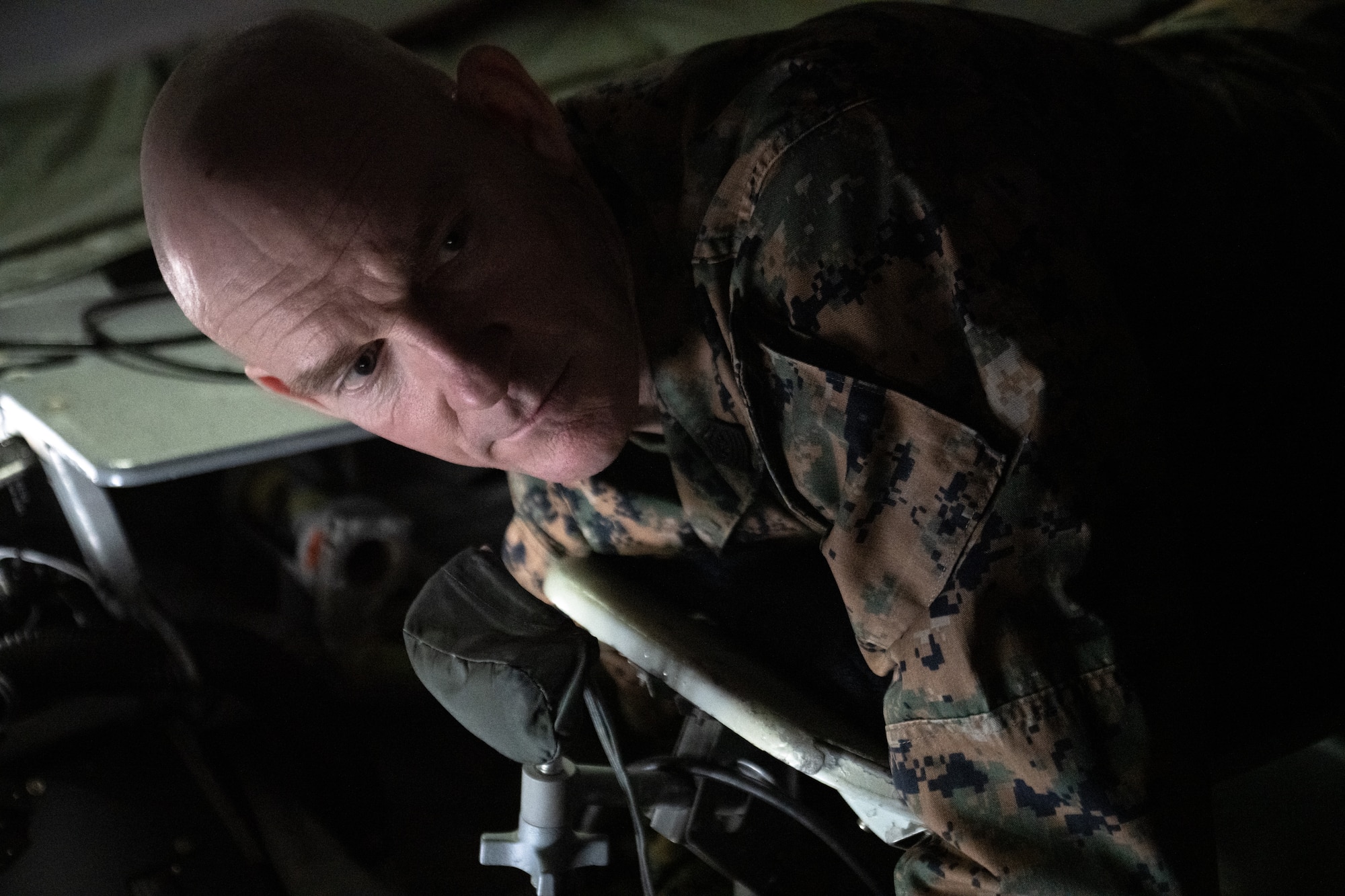 SEAC Black visited the 6th ARW to gain insight on the issues Airmen are facing, ensuring his ability to better advocate within his position. During his tour, he met with Airmen from each of the wing’s groups. (U.S. Air Force photo by Airman 1st Class Zachary Foster)