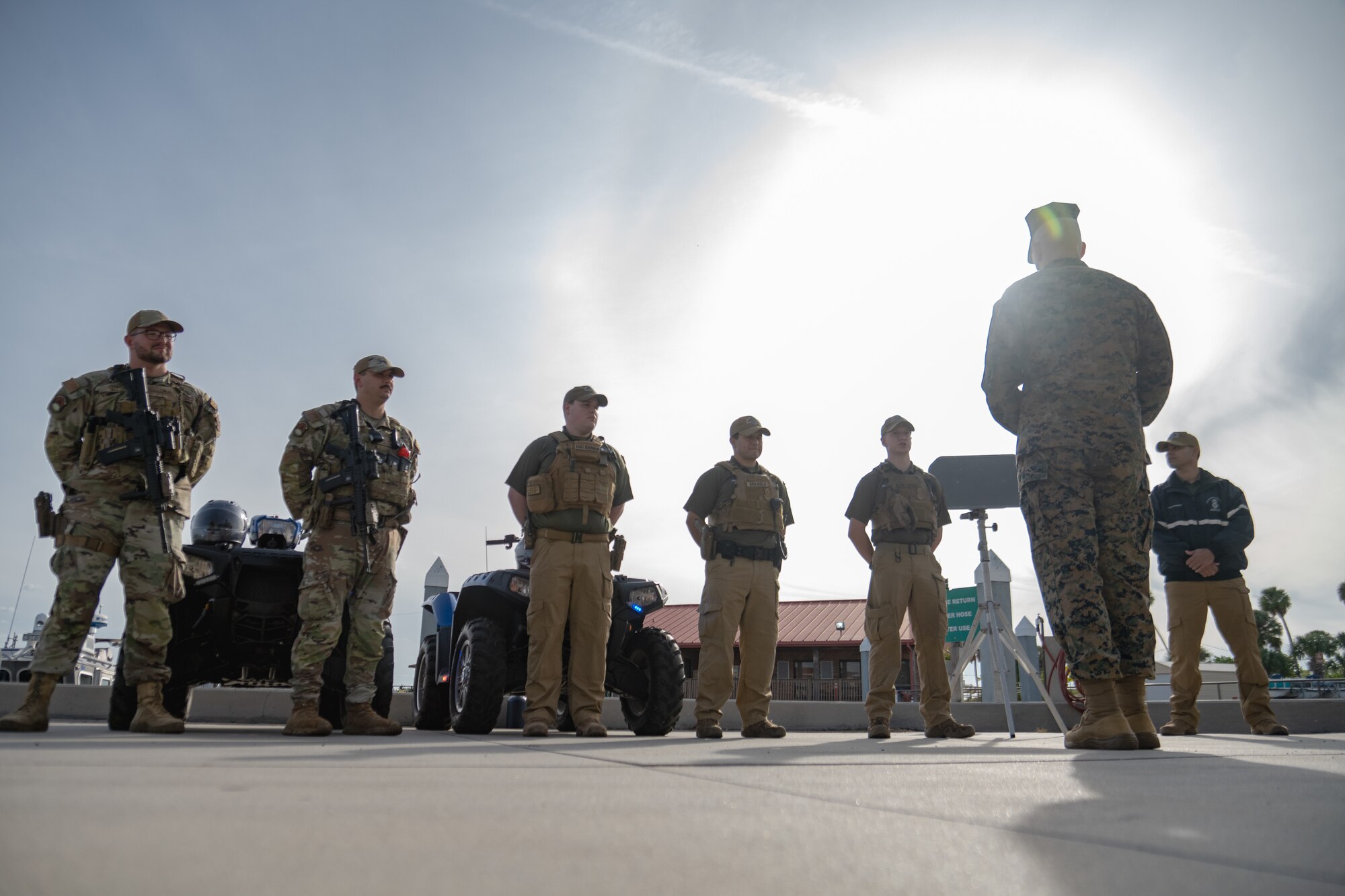 SEAC Black visited the 6th ARW to gain insight on the issues Airmen are facing, ensuring his ability to better advocate within his position. During his tour, he met with Airmen from each of the wing’s groups. (U.S. Air Force photo by Airman 1st Class Zachary Foster)