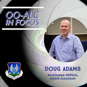 Meet Doug Adams, who has been working for the Ogden Air Logistics Complex since 2016. He began his career with federal service working for the Software Engineering Group, then transitioned to the Staff Offices in 2019, where he now works for the Business Offices. Doug is an Analyst for the Requirements Review and Depot Determination team, otherwise known as R2D2.