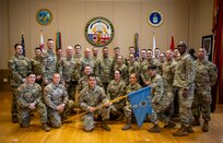 The District of Columbia Army National Guard officially activates Delta Company, 223rd Military Intelligence Battalion during a ceremony Dec. 9, 2023, at the D.C. Armory in Washington, D.C. The unit is the first of its kind in the D.C. Army National Guard.