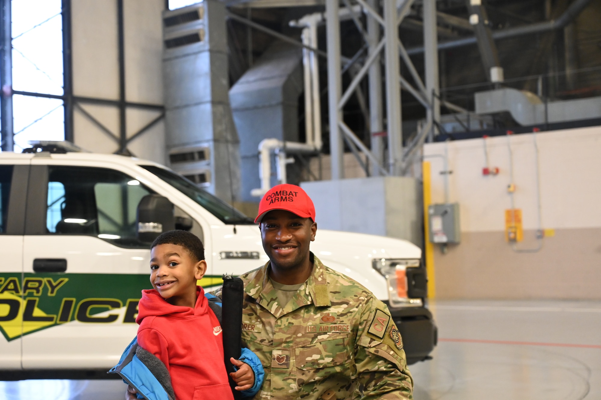 Service members and their families enjoyed a variety of festive activities including arts and crafts, a bouncy house, pictures with Santa and complimentary food during the event.